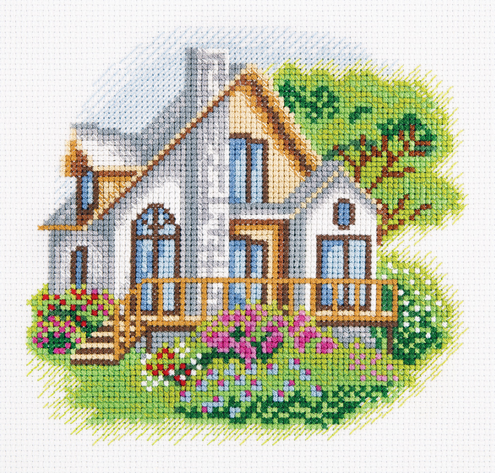 Embroidery kits PANNA 8-256 House on Woodland Lane
