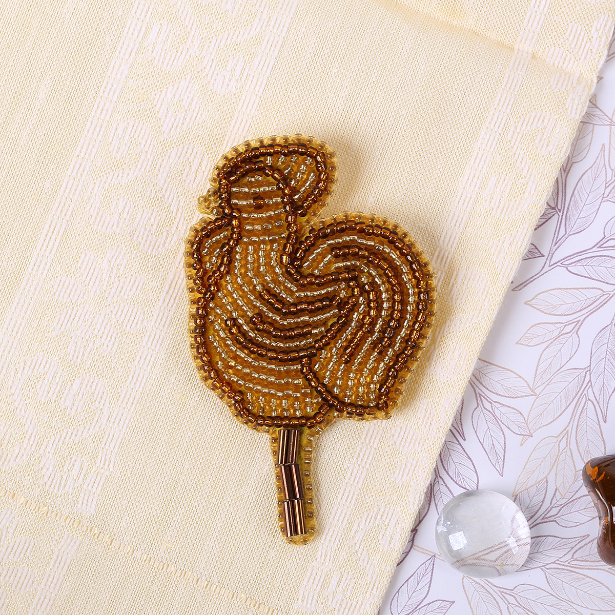 Embroidery kits PANNA 10-021 Brooch. Cockerel Lollipop 