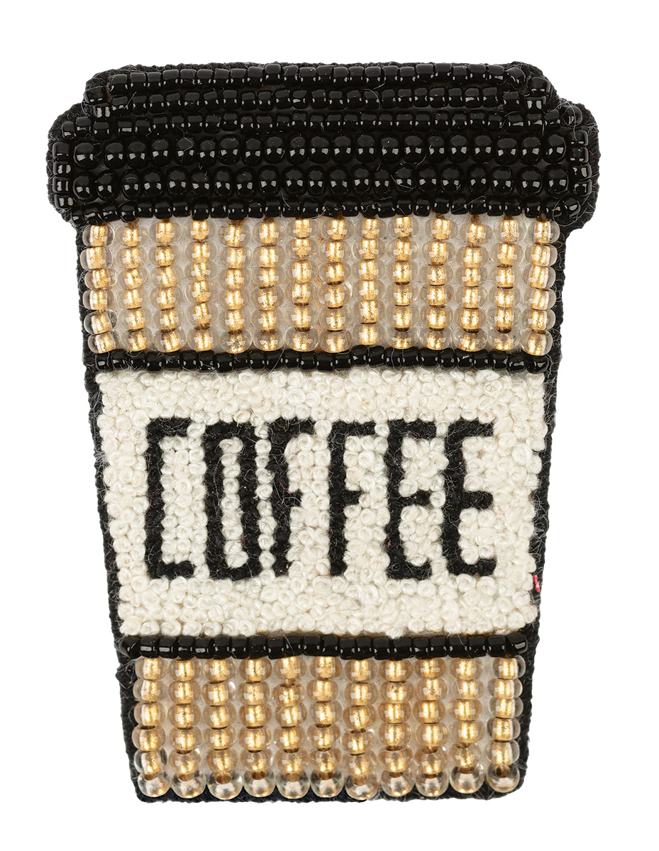 Embroidery kits PANNA 10-519 Brooch. Coffee to Go 
