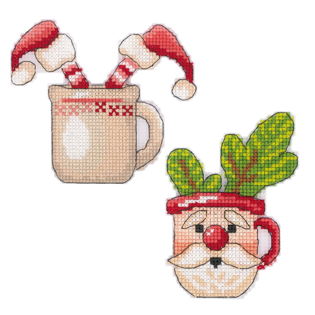 Embroidery kits PANNA 8-487 Christmas Mugs