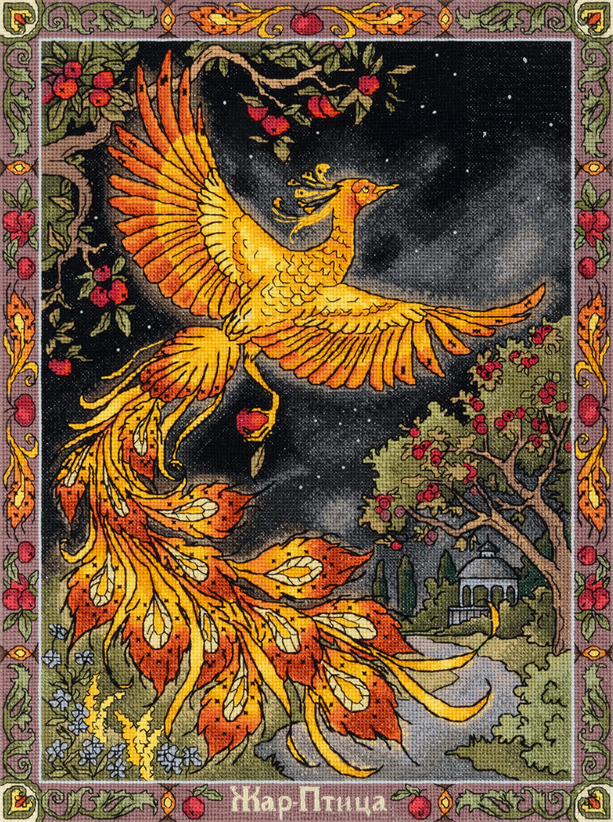 Embroidery kits PANNA Golden Series VS-7538 Slavic Mythology. Zhar-Ptitsa