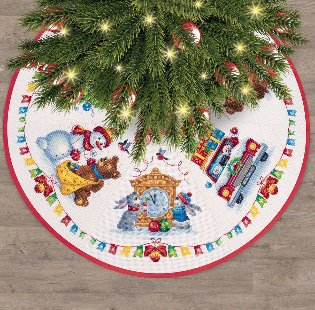 Please note that the actual colours of the embroidery may vary from the