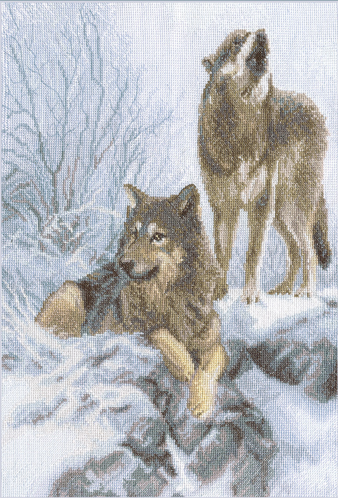 Embroidery kits PANNA PS-1014 Snowy Forest 